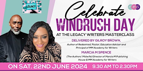 CELEBRATE WINDRUSH DAY at the Legacy Writers Masterclass primary image