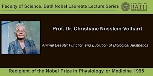 Imagen principal de Prof. Dr. Christiane Nuesslein -Volhard (Bath Nobel Laureate Series)