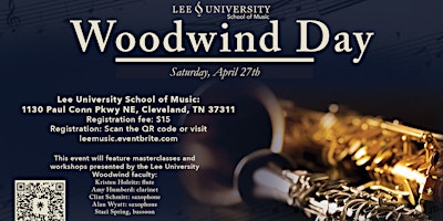 Imagen principal de Lee University Woodwind Day