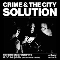 Crime & The City Solution primary image