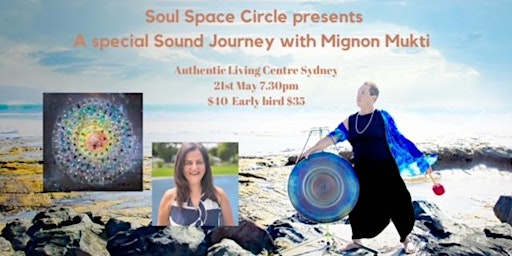Soul Space Circle presents Special Sound Healing Journey with Mignon Mukti primary image
