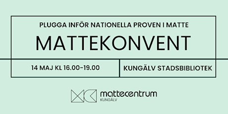 Mattekonvent VT24 Kungälv primary image
