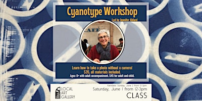 Imagem principal do evento Cyanotype Workshop with Jennifer Ablard