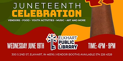 Elkhart Chapter of Indiana Black Expo Juneteenth Vendor Registration primary image