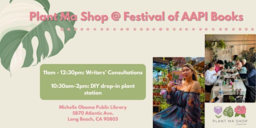 Hauptbild für Plant Ma Shop Pop-Up @ Festival of AAPI Books