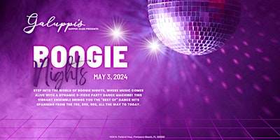 Boogie Nights Dinner Show primary image