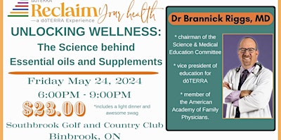 Hamilton Event -Unlocking Wellness - The Science Behind doTERRA's Products primary image