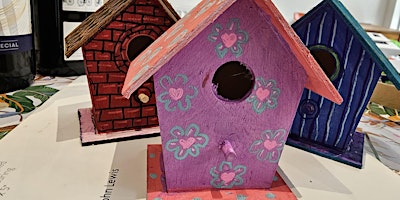 Kids Birdhouse Painting & Decorating primary image