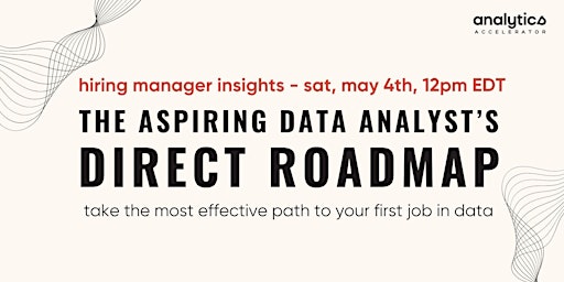 Imagen principal de The Analytics Accelerator: The Aspiring Data Analyst's Complete Roadmap