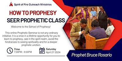 Imagen principal de "How to Prophesy" Prophetic Class