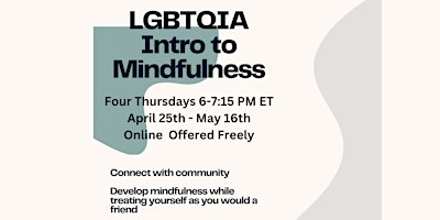 Hauptbild für LGBTQIA Intro to Mindfulness
