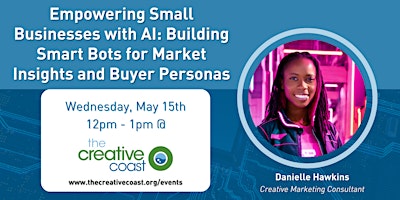 Lunchtime Topic: Building Smart Bots for Market Insights and Buyer Personas primary image