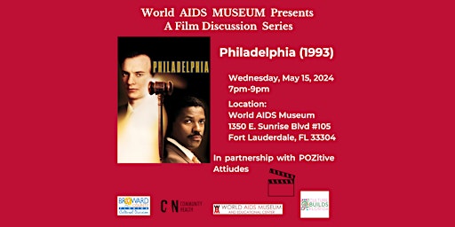 Imagem principal do evento Film Discussion Series: Philadelphia (1993)