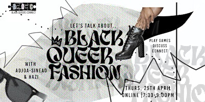 Primaire afbeelding van Black Queer Fashion - Black Queer Connect Group