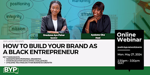 Imagen principal de BYP Lagos: How to Build Your Brand as a Black Entrepreneur