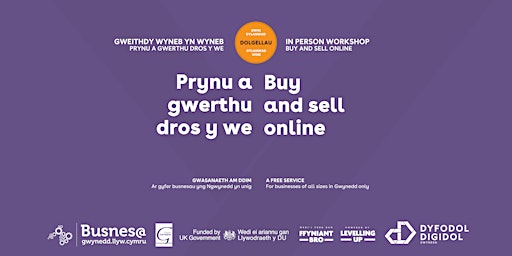 Imagem principal do evento Prynu a gwerthu dros y we // Buy and sell online