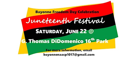 Imagem principal do evento Bayonne Juneteenth Festival