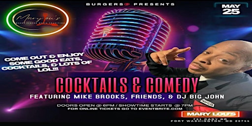 COCKTAILS & COMEDY IS BACK! primary image