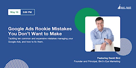 Imagem principal do evento Google Ads Rookie Mistakes You Don’t Want to Make (Virtual)