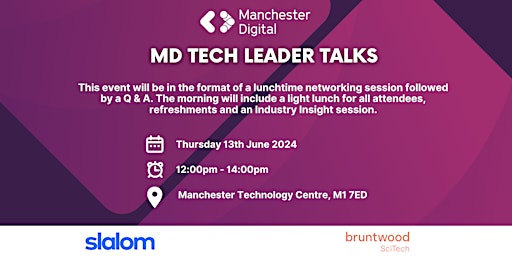 Manchester Digital Tech Leader Talks primary image