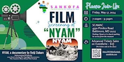 Imagem principal do evento NYAM Screening, a Documentary by Retji Dakum
