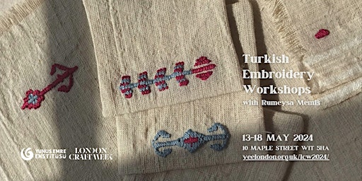 Turkish Embroidery Workshops with Rümeysa Memiş primary image