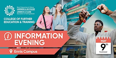 Immagine principale di College of FET: Information Evening (Ennis campus) 