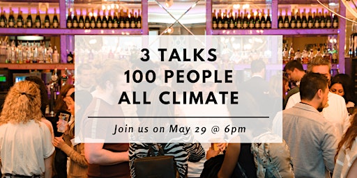 3 talks, 100 people, all climate - Climate Connection  primärbild