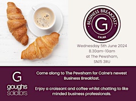 Imagem principal do evento Goughs Business Breakfast, Calne