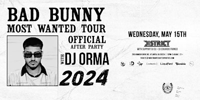 OFFICIAL AFTERPARTY | Wednesday May 15th 2024 | District Atlanta primary image