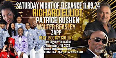 Imagem principal do evento Richard Elliot |Patrice Rushen | Walter Beasley | ZAPP Feat. Bootsy Collins