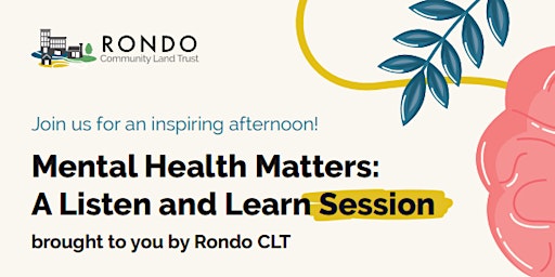 Mental Health Matters: A Listening and Learning Session