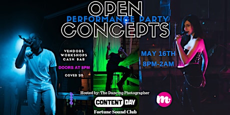Hauptbild für Open Concepts Vancity - Open Mic!