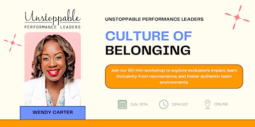 Hauptbild für Create a Culture of Belonging