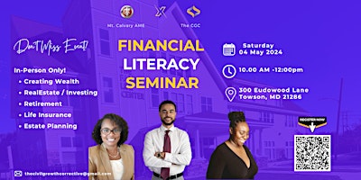Financial Literacy Seminar "Round 2" primary image