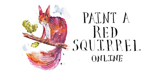 Imagem principal do evento *ONLINE* Beginner-Friendly Watercolour Tutorial: Paint a Red Squirrel
