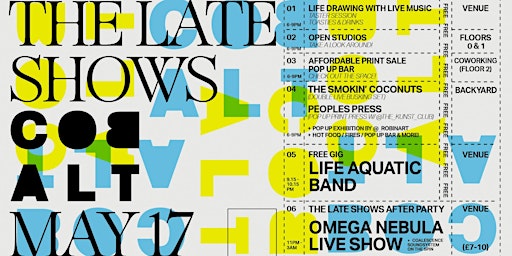 The Late Shows at Cobalt Studios primary image