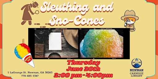 Sleuthing and Sno-Cones primary image