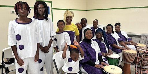 West African (Nubian) Drum Class with Rajeeyah B. Mujahid primary image