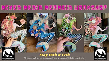 Primaire afbeelding van Mixed Media Mermaid Workshop