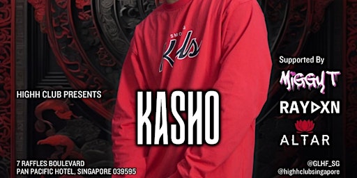 Highh Club x GLHF Presents KASHO - Wed 24th Apr primary image