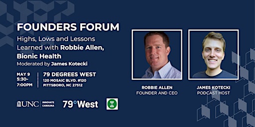 Founders Forum: Robbie Allen, Bionic Health primary image