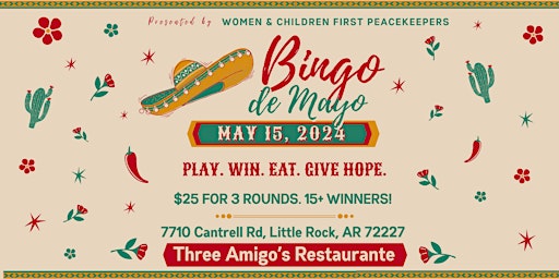 Imagem principal do evento Bingo De Mayo: Fundraiser for Camp Hope