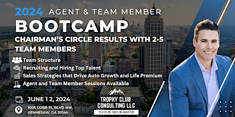 Trophy Club Bootcamp: Qualify for Chairman's Circle with 2-5 TMs- Atlanta