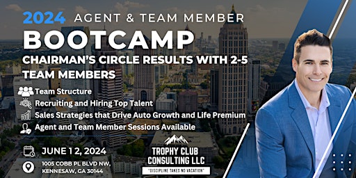 Imagem principal do evento Trophy Club Bootcamp: Qualify for Chairman's Circle with 2-5 TMs- Atlanta
