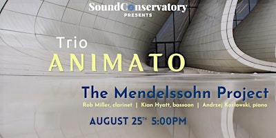 Primaire afbeelding van Trio Animato and the Mendelssohn Project