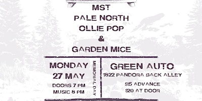 Primaire afbeelding van MST, Pale North, Ollie Pop, Garden Mice