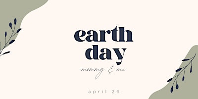 Image principale de Earth Day Mommy & Me / Puppet Show