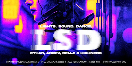 Primaire afbeelding van Highh Club Presents LSD - Sat 27th April