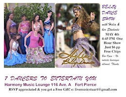 Hauptbild für BELLY DANCE SHOW - Family Friendly All Ages Welcome - ENTERTAINING!